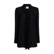 Khaite Svart Luka Top Black, Dam