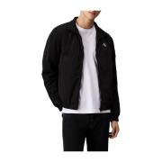 Calvin Klein Svart Vadderade Harrington Kappor Black, Herr