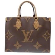 Louis Vuitton Vintage Pre-owned Tyg louis-vuitton-vskor Brown, Dam