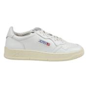 Autry Låga Läder Vita Sneakers White, Herr