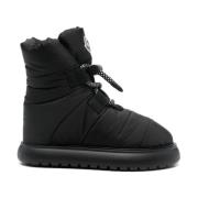 Moncler Svarta ankelboots för kvinnor Black, Dam