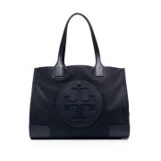 Tory Burch Marinblå Liten Toteväska Black, Dam