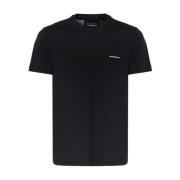 Emporio Armani Svart T-shirt 8N1Td8-0999 Black, Herr