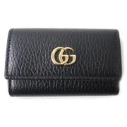 Gucci Vintage Pre-owned Laeder nyckelhllare Black, Dam