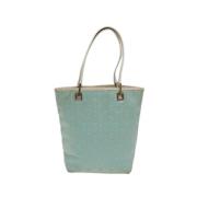 Gucci Vintage Pre-owned Canvas totevskor Blue, Dam