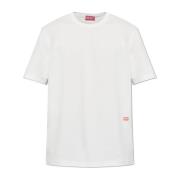 Diesel T-shirt T-Adjust-Slits-R13 White, Herr