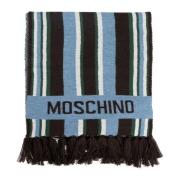 Moschino Halsduk med randigt mönster Multicolor, Unisex