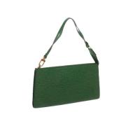 Louis Vuitton Vintage Pre-owned Laeder louis-vuitton-vskor Green, Dam