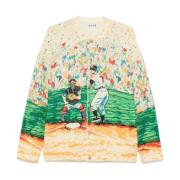 Bode Multi Slugger Cardigan Multicolor, Herr