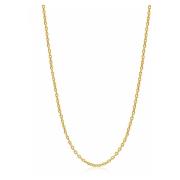 Nialaya Men's Gold Cable Chain Yellow, Herr