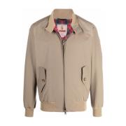 Baracuta Jacka med paraplymotiv och raglanärmar Beige, Herr