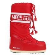 Moon Boot Nylon Icon Vinterstövlar Red, Dam