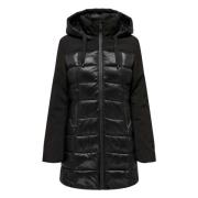 Only Sophie Mix Puffer Anorak Black, Dam