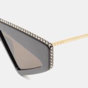 Gucci Vintage Pre-owned Glas solglasgon Black, Dam