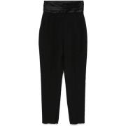 Khaite Svart Lenro Pant Black, Dam