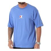 Champion Rundhalsad T-shirt Blue, Herr