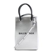 Balenciaga Vintage Pre-owned Laeder balenciaga-vskor Gray, Dam