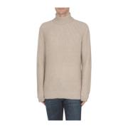 Tagliatore Turtleneck sweater Beige, Herr