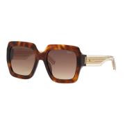 Chopard Brun Acetat Dam Solglasögon Brown, Dam