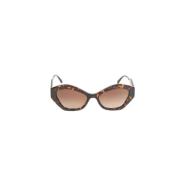 Armani Pre-owned Pre-owned Tyg solglasgon Brown, Dam