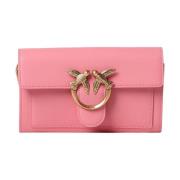 PINKO Love One Wallet Fiore di Pesco Pink, Dam