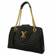 Louis Vuitton Vintage Pre-owned Tyg louis-vuitton-vskor Black, Dam