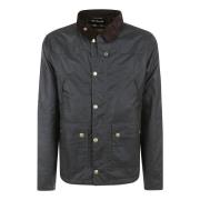 Barbour Klassiska Reelin Kappor Black, Herr