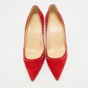 Christian Louboutin Pre-owned Pre-owned Mocka klackskor Red, Dam