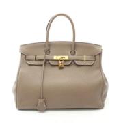 Hermès Vintage Pre-owned Laeder handvskor Gray, Dam