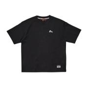 Evisu Måsbroderi & Karptryck T-shirt Black, Herr