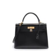 Hermès Vintage Pre-owned Tyg handvskor Black, Dam