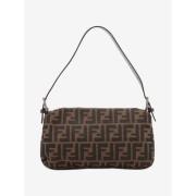 Fendi Vintage Pre-owned Canvas fendi-vskor Brown, Dam