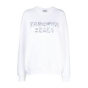 Moschino Jeans Tröjor Vit White, Dam