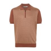 Corneliani Casual Polo Shirt i Brun Brown, Herr