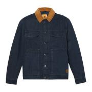 Timberland Vadderad Denim Truckerjacka Blue, Herr