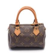 Louis Vuitton Vintage Pre-owned Canvas handvskor Brown, Dam