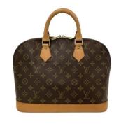 Louis Vuitton Vintage Pre-owned Tyg louis-vuitton-vskor Brown, Dam