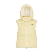 Moncler Quiltad Puffer Väst Yellow, Herr