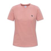 PS By Paul Smith T-shirt med logotyp Pink, Dam