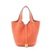 Hermès Vintage Pre-owned Laeder handvskor Orange, Dam