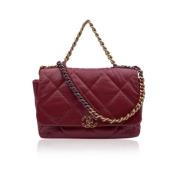 Chanel Vintage Pre-owned Laeder chanel-vskor Red, Dam