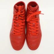 Gucci Vintage Pre-owned Laeder sneakers Red, Herr