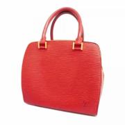 Louis Vuitton Vintage Pre-owned Tyg louis-vuitton-vskor Red, Dam