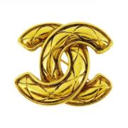 Chanel Vintage Pre-owned Metall chanel-smycken Yellow, Dam