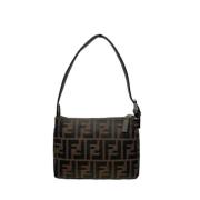 Fendi Vintage Pre-owned Canvas fendi-vskor Brown, Dam