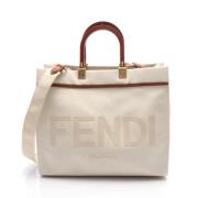 Fendi Vintage Pre-owned Laeder fendi-vskor Beige, Dam