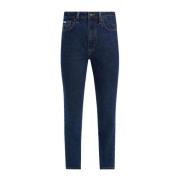 Guess Högmidjade Mom Jeans Blue, Dam