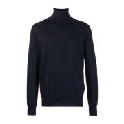 Jil Sander Blå Elegant Ulltröja Blue, Herr