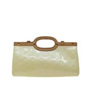 Louis Vuitton Vintage Pre-owned Laeder handvskor Beige, Dam