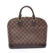 Louis Vuitton Vintage Pre-owned Canvas handvskor Brown, Dam